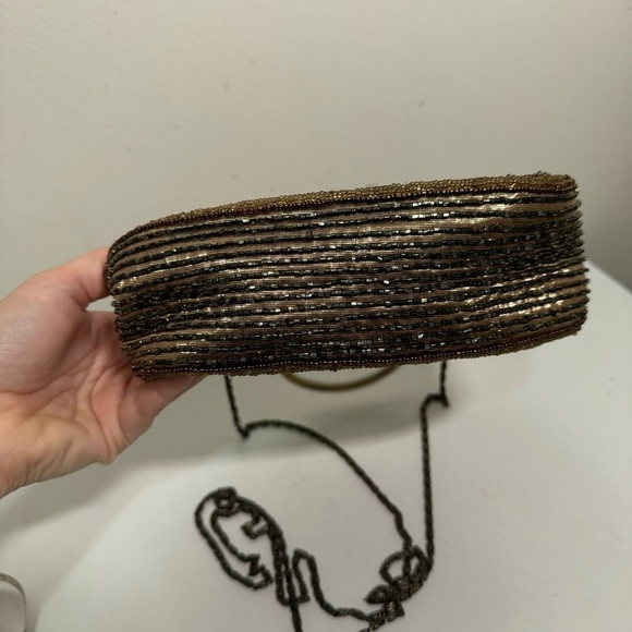 Vintage beaded ornate art  deco handbag fairy glam - Picture 8 of 9